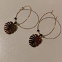 Paire de boucles en acier n°20  - 8€