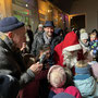 Endlich ist der Nikolaus eingetroffen (Foto Sandra Homann)