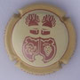 Marque : THIEBAULT Hubert N° Lambert : 3 Couleur : Dessin beige,   contour crème Description : Soleils et grappe Emplacement : 