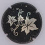 Marque : GENERIQUE  N° Lambert : 881-3 Couleur : Noir et argent  Description : Série soft 3 - vigne et raisin  Ref perso : 
