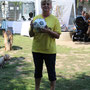 Ein voller Erfolg war auch die Versteigerung des Fußballs mit Unterschriften der Eintracht...