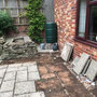 August 4th: lifted the paving slabs