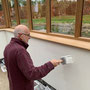 30th October: one more coat on plaster