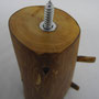 Magnethalter mit Schraubenset zur Wandmontage, Nahaufnahme Schraube+Muffe