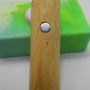 handgemachter Magnethalter aus Holz, integrierter Magnet, Seifenhalter zum Kleben, Ansicht von unten