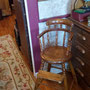 Ancienne chaise haute en pin  no. 669