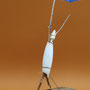 Figuur met blauwe doek 52x34x12cm 