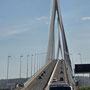 Wieder beeindruckend die Pont de Normandie 