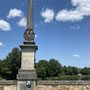 Erinnerung an den Wiederaufbau der Brücke nach dem 2. Weltkrieg in Köngen.