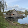 Die Wassermühle in Minden ist ein original getreuer Nachbau einer historischen Schiffmühle.