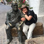 Er saß so alleine hier. Dr. Gustavo "Cuchi" Leguizamón (Musiker, Kompositeur, Poet und Ehrenbürger der Stadt.