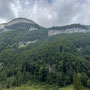 Blick zur Ebenalp hinauf