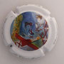 Marque : CASTELLANE (de) N° Lambert : 98e Couleur : Fond blanc,  polychrome Description : Echarpe rouge  Emplacement : 