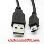 Cable USB tipoA macho a tipoB mini  Electronica Electronico Guatemala ElectronicaSMD