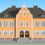 Luitpoltbau nach alten Ansichten um 1900