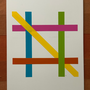 Moving colors 1 (white): acrylic 50x70 cm (2023)