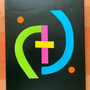 Moving colors 3 (black): acrylic 50x70 cm (2023)