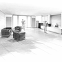 Eingangsbereich / Foyer Bürogebäude Jena