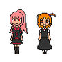 O松様/ドット絵桜＆杏