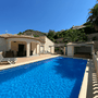 The centerpiece of the Villa Playa Moraig with large swimming pool