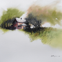 Colpo di Luce 2022, Artista Leonardo Calvo, acuarela, Watercolor