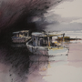 Calma 2023, Acquarello, Watercolor, Artista leonardo Calvo