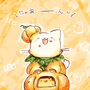 「ハロウィンしらたまwithプリ神さま」/105mm×148mm/ibisPaint X/4h