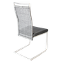 Saleno Freischwinger mit Edelstahlgriff