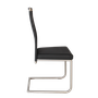 Saleno Freischwinger mit Edelstahlecken