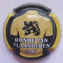 Marque : ROUYER Philippe N° Lambert : 63b Couleur : Jaune, noir et blanc, contour noir et jaune Description : Tour des Flandres 2017  - nom de la marque sur le contour  Emplacement : 