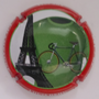 Marque : DEHU Louis N° Lambert : 388b Couleur : Contour rouge Description : Tour de France 2024 Tour Eiffel -  nom de la marque Emplacement : 