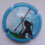 Marque : PICARD Jean-Pierre N° Lambert : 14a Couleur : Polychrome, contour bleu ciel Description : Moulin - nom de la marque  Emplacement : 