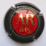 Marque : ROTHSCHILD Alfred N° Lambert : 2  Couleur : Noir, rouge et or avec nom Description : Initiales AR - nom de la marque     Emplacement : 