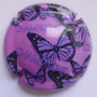 Marque : LEMAIRE Dominique N° Lambert : 9a Couleur : Fond violet Description : Cuvée Butterfly - nom de la marque  Emplacement : 