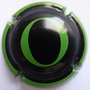 Marque : BAROVILLE N° Lambert : 3c Couleur : Noir et vert Description : Lettre "O" - nom de la marque sur le pourtour Emplacement : 