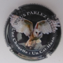 Marque : DOURY Philippe  N° Lambert : 101l Couleur : Fond noir Description : Chouette - nom de la marque Emplacement : 
