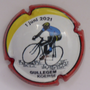 Marque : POIROT et fils N¡ Lambert : 18b Couleur : Blanc, contour rouge Description : Gullegem Koerse 2021 - nom de la marque Emplacement : 