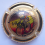 Marque : VAUTRAIN Marcel N° Lambert : 206e Couleur : Polychrome, contour or Description : Tim Merlier champion de Belgique 2019- nom de la marque  Emplacement : 