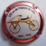 Marque : BOONEN - MEUNIER fils N° Lambert : 38 Couleur : Fond blanc. Contour rose métallisé Description : 200 ans de l'histoire du vélo - Draisienne - Nom de la marque   Emplacement : 