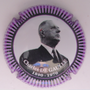 Marque : MIGNON Pierre N° Lambert : 180b Couleur : Contour violet Description : Général de Gaulle - nom de la marque   Emplacement : 