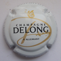 Marque : DELONG Marlène N° Lambert : 2 Couleur : Blanc, noir et or Description : Nom de la marque Emplacement : 