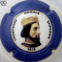 Marque : NOWACK N° Lambert : 53k Couleur : Polychrome, contour crème Description : Henri 1er - nom de la marque  Emplacement : 