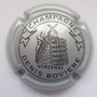 Marque : BOVIERE Denis N° Lambert : 18 Couleur : Argent et noir Description : Remuage - moulin à vent - nom de la marque  Emplacement : 