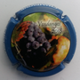 Marque : CHEURLIN & Fils N° Lambert : 16a Couleur : Polychrome, contour bleu foncé Description : Vendanges 2018 - nom de la marque Emplacement : 