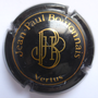Marque : BOULONNAIS Jean Paul N° Lambert : 2 Couleur : Noir et or foncé.Petites lettres Description : Lettres JPB stylisées  Emplacement : 