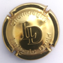 Marque : DAVID Ludovic N° Lambert : 5 Couleur : Estampée or Description : Initiales et nom de la marque  Emplacement :