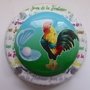 Marque : PIERRE Christophe  N° Lambert : 22h Couleur : Polychrome, Fond blanc Description : Le coq et la perle - nom de la marque  Emplacement : 
