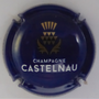 Marque : CASTELNAU (de) N° Lambert : 18b Couleur : Bleu foncé, blanc et or Description : Mention Champagne Castelnau - nom de la marque Emplacement : 