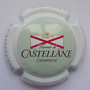 Marque : CASTELLANE (de) N° Lambert : 75 Couleur : Fond vert pâle, contour blanc  Description : Nom de lamarque   Emplacement : 