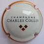 Marque : COLLIN Charles N° Lambert : 26b Couleur : Fond blanc, contour or Description : Nom de la marque  Emplacement : 